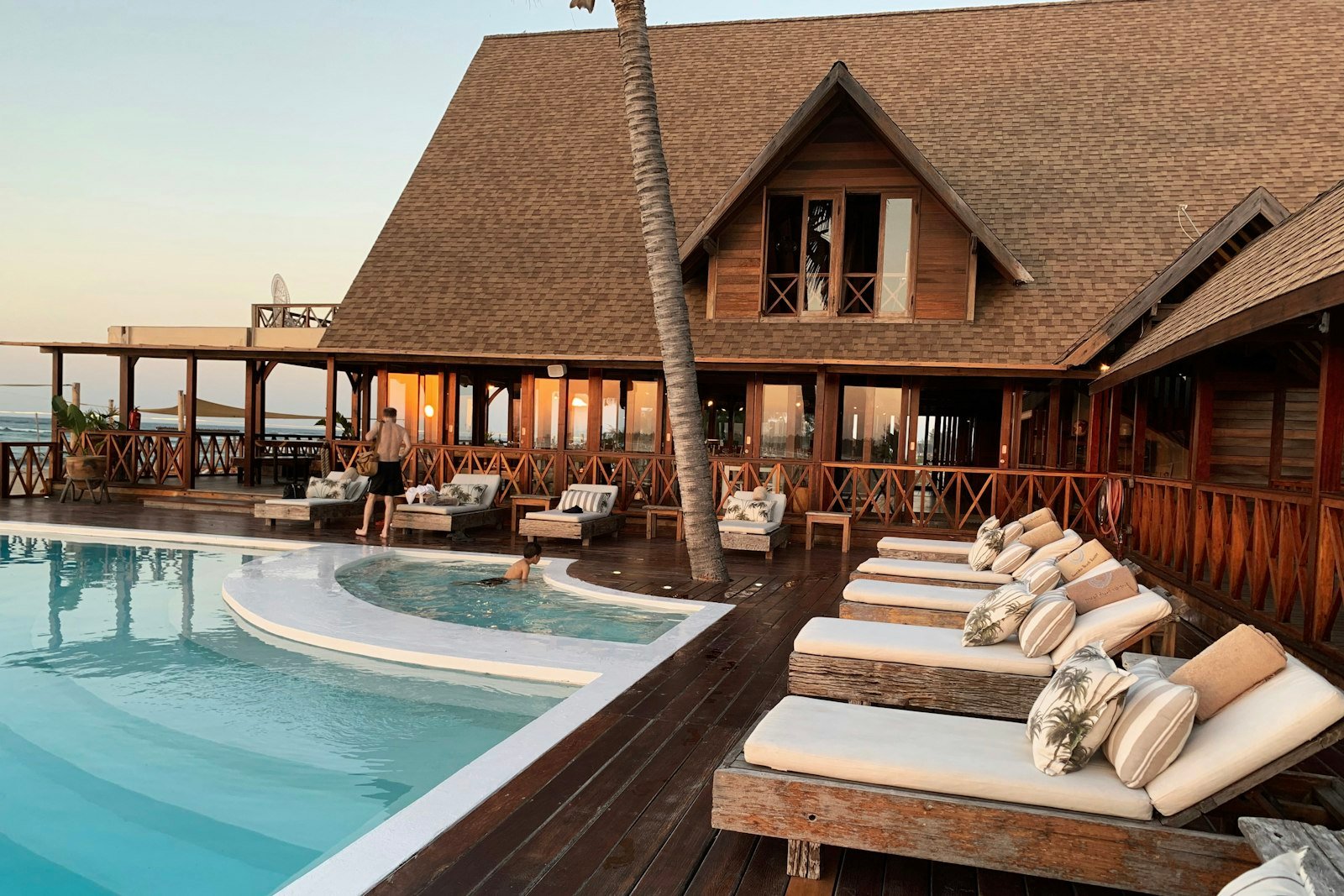 Premium oceanfront resort and swimming pool